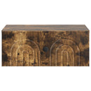 Væghængt Natbord med skuffe 2 pcs Røget eg 49 x 34,5 x 20 cm