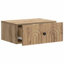Væghængt Natbord med skuffe 2 pcs Artisan-eg 49 x 34,5 x 20 cm