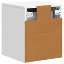 Væghængt Natbord 2 pcs Hvid 33 x 34,5 x 40 cm Konstrueret træ