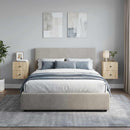Væghængt Natbord med skuffe 2 pcs Sonoma-eg 33 x 34,5 x 40 cm