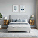 Væghængt Natbord med skuffe 2 pcs Røget eg 33 x 34,5 x 40 cm