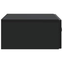 Væghængt Sideskab Sort 59 x 34,5 x 17 cm Konstrueret træ