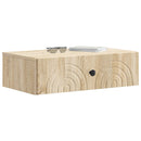 Væghængt Sideskab Sonoma-eg 59 x 34,5 x 17 cm Konstrueret træ