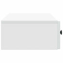 Væghængt Sideskab Hvid 87,5 x 34,5 x 17 cm Konstrueret træ