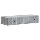Væghængt Sideskab Grå sonoma-eg 87,5 x 34,5 x 17 cm