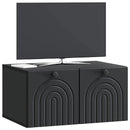 Væghængt TV-skab Sort 59,5 x 41 x 30 cm Konstrueret træ