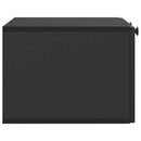 Væghængt TV-skab Sort 59,5 x 41 x 30 cm Konstrueret træ