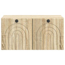 Væghængt TV-skab Sonoma-eg 59,5 x 41 x 30 cm Konstrueret træ