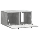 Væghængt TV-skab Betongrå 59,5 x 41 x 30 cm Konstrueret træ