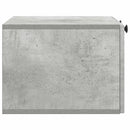 Væghængt TV-skab Betongrå 59,5 x 41 x 30 cm Konstrueret træ