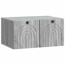 Væghængt TV-skab Vægmonteret Grå sonoma-eg 59,5 x 41 x 30 cm