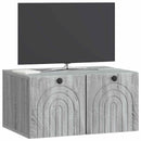 Væghængt TV-skab Vægmonteret Grå sonoma-eg 59,5 x 41 x 30 cm