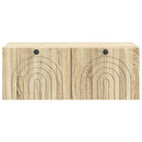 Væghængt TV-skab Sonoma-eg 78,5 x 41 x 30 cm Konstrueret træ