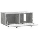 Væghængt TV-skab Betongrå 78,5 x 41 x 30 cm Konstrueret træ