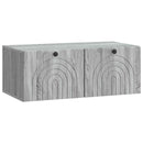 Væghængt TV-skab Vægmonteret Grå sonoma-eg 78,5 x 41 x 30 cm