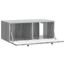 Væghængt TV-skab Vægmonteret Grå sonoma-eg 78,5 x 41 x 30 cm
