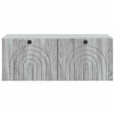 Væghængt TV-skab Vægmonteret Grå sonoma-eg 78,5 x 41 x 30 cm