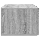 Væghængt TV-skab Vægmonteret Grå sonoma-eg 78,5 x 41 x 30 cm