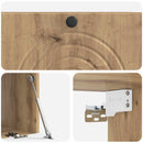 Væghængt TV-skab Artisan-eg 78,5 x 41 x 30 cm Konstrueret træ