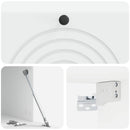 Væghængt TV-skab Hvid 99 x 41 x 30 cm Konstrueret træ