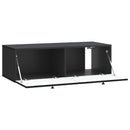 Væghængt TV-skab Sort 99 x 41 x 30 cm Konstrueret træ