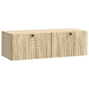 Væghængt TV-skab Sonoma-eg 98 x 41 x 30 cm Konstrueret træ