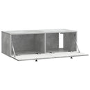 Væghængt TV-skab Betongrå 99 x 41 x 30 cm Konstrueret træ
