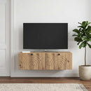 Væghængt TV-skab 99 x 41 x 30 cm Artisan-eg Konstrueret træ