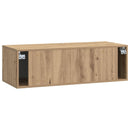 Væghængt TV-skab Artisan-eg 99 x 41 x 30 cm Konstrueret træ