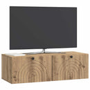 Væghængt TV-skab Artisan-eg 99 x 41 x 30 cm Konstrueret træ