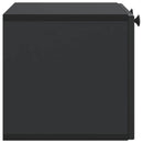 Væghængt TV-skab Sort 59,5 x 31 x 30 cm Konstrueret træ