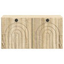 Væghængt TV-skab Sonoma-eg 59,5 x 31 x 30 cm Konstrueret træ