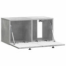 Væghængt TV-skab Betongrå 59,5 x 31 x 30 cm Konstrueret træ