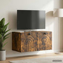 Væghængt TV-skab Røget eg 59,5 x 31 x 30 cm Konstrueret træ