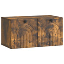 Væghængt TV-skab Røget eg 59,5 x 31 x 30 cm Konstrueret træ