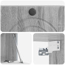 Væghængt TV-skab Vægmonteret Grå sonoma-eg 59,5 x 31 x 30 cm