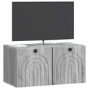 Væghængt TV-skab Vægmonteret Grå sonoma-eg 59,5 x 31 x 30 cm