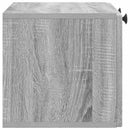 Væghængt TV-skab Vægmonteret Grå sonoma-eg 59,5 x 31 x 30 cm