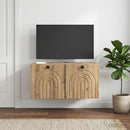 Væghængt TV-skab 59,5 x 31 x 30 cm Artisan-eg Konstrueret træ