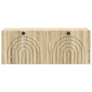 Væghængt TV-skab Sonoma-eg 78,5 x 31 x 30 cm Konstrueret træ