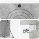 Væghængt TV-skab Betongrå 78,5 x 31 x 30 cm Konstrueret træ