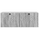 Væghængt TV-skab Vægmonteret Grå sonoma-eg 78,5 x 31 x 30 cm