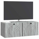 Væghængt TV-skab Vægmonteret Grå sonoma-eg 78,5 x 31 x 30 cm