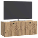 Væghængt TV-skab Artisan-eg 78,5 x 31 x 30 cm Konstrueret træ