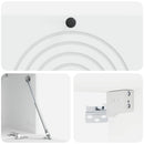 Væghængt TV-skab Hvid 98 x 31 x 30 cm Konstrueret træ
