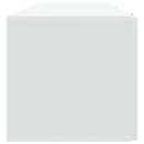 Væghængt TV-skab Hvid 98 x 31 x 30 cm Konstrueret træ