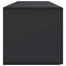 Væghængt TV-skab Sort 98 x 31 x 30 cm Konstrueret træ