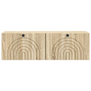 Væghængt TV-skab Sonoma-eg 98 x 31 x 30 cm Konstrueret træ
