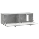 Væghængt TV-skab Betongrå 98 x 31 x 30 cm Konstrueret træ