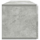 Væghængt TV-skab Betongrå 98 x 31 x 30 cm Konstrueret træ